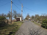 Čeština: Cesta v Malém Dubu. Okres Liberec, Česká republika.