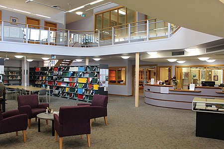 Mannix Library Entrance