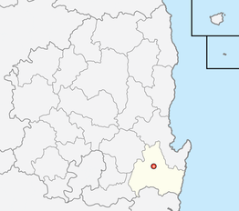 Kaart van Gyeongju-si