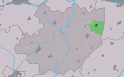 Lage in der ehemaligen Gemeinde Littenseradiel