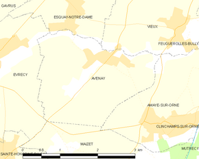 Poziția localității Avenay