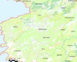 Marignana – Mappa