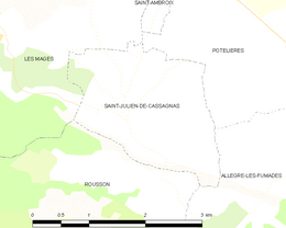 Saint-Julien-de-Cassagnas - Localizazion