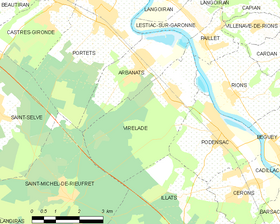 Map commune FR insee code 33552.png