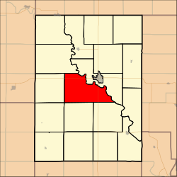 Map highlighting Blaine Township, Clay County, Kansas.svg