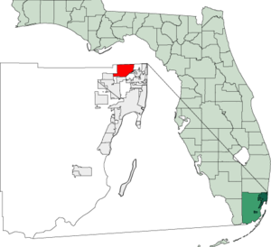 Map of Florida highlighting Miami Gardens.png