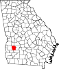 Map of Georgia highlighting Terrell County Map of Georgia highlighting Terrell County.svg