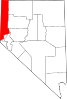 Localização do Condado de Washoe
