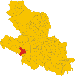 Capistrello - Localizazion