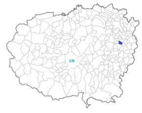 Poziția localității Serravalle Langhe