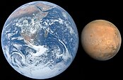 Mars, Earth size comparison.jpg
