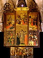 Retablo de la capilla de la Transfiguración de la Catedral de Barcelona, de Bernat Martorell (1445-1452).