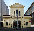 Čeština: Masné krámy, Krajinská 29/13 České Budějovice. English: Masné krámy, the restaurant in Krajinská Street, České Budějovice, South Bohemian Region, Czech Republic. This is a photo of a cultural monument of the Czech Republic, number: 22723/3-714. Památkový katalog  · MIS  · hledat obrázky  · hledat seznamy  · Wikidata