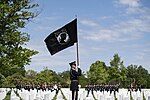 Thumbnail for File:Military Funeral Honors with Funeral Escort conducted for U.S. Army Air Forces Private Doyle Sexton in Section 55 of Arlington National Cemetery, Virginia on 26 April 2024 - 22.jpg