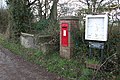 Milk stand and postbox at Brushford Cross - geograph.org.uk - 79390.jpg