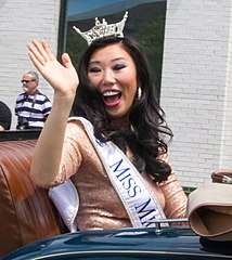Miss Michigan Arianna Quan 2016 East Grand Rapids Independence Day Parade July 04, 2016 (cropped).jpg