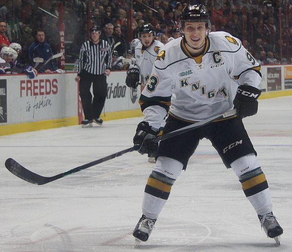 Marner with the London Knights in January 2016