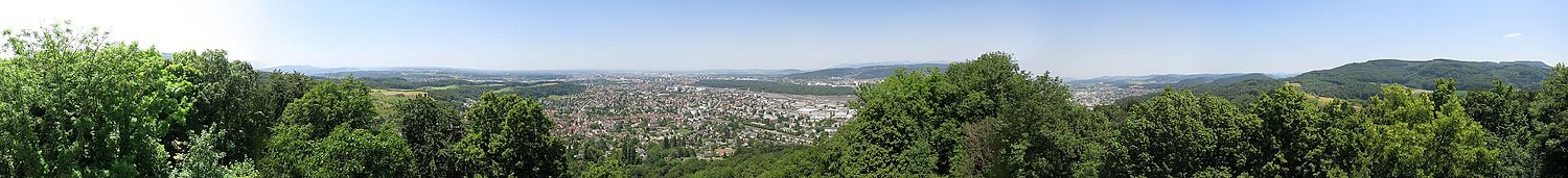 360 ° panorama from the Mittlere Wartenberg