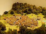 Settlement model by Christoph Müller, Department of Archeology TG