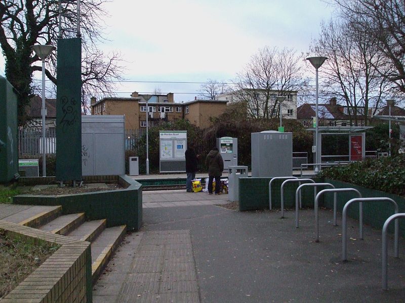 File:Morden Road tramstop entrance.JPG