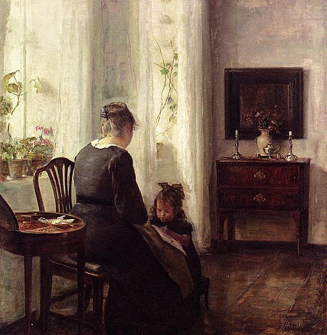 468px-Mother_and_Child_by_a_window_de_Carl_Vilhelm_Holsøe..jpg (468×480)
