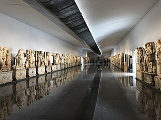 Aphrodisias Museum Sevgi Gönül Hall. This hall contains items from the Sebasteion structure