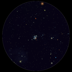 NGC 3293 al telescopio 114mm