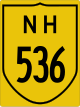 National Highway 536 shield}} 