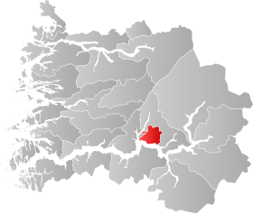 Locatie van Leikanger