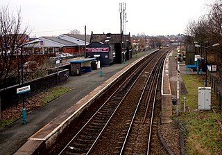 Nantwich railway station Railway station in Cheshire, England