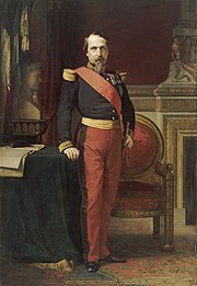 Napoleon III of France proposed an armistice to Franz Joseph. Napoleon III par Jean Hippolyte Flandrin.jpg