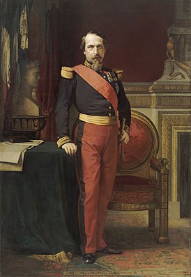 Наполеон III, портрет кисти Ипполита Фландрена