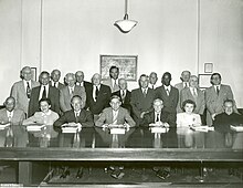 National Science Board Members, July 1951. Barnes is in the second row, third from the right. National Science Board Members, July 1951.jpg
