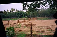 A seasonal distributary of the Kaveri River on the Kaveri delta, near Nannilam, India NearNannilam.jpg