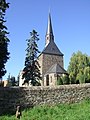 Kirche mit Ausstattung, Leichenhalle, Einfriedung, zwei Grabmale, Gedenkstein für die Opfer des Faschismus und Denkmal für die Gefallenen des Ersten Weltkrieges (Einzeldenkmale der Sachgesamtheit 09299797)