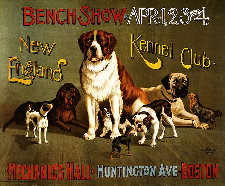 File:New England Kennel Club bench show, promotional poster, ca. 1890.jpg