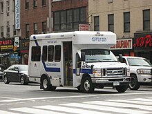 A NYC Transit paratransit bus New York City Access-A-Ride paratransit van.jpg