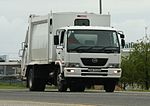 Thumbnail for File:Nissan UD90 garbage truck (16194191110).jpg