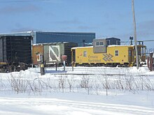 ONR Caboose in Hearst in 2013 ONR caboose.jpg