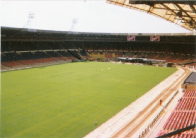 Image: Old Wembley Stadium empty