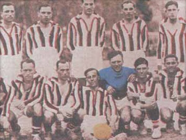 Olympiacos line-up in 1928