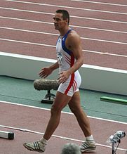 Roman Šebrle brach den Wettkampf gleich nach dem 100-Meter-Lauf, der ersten Disziplin, ab