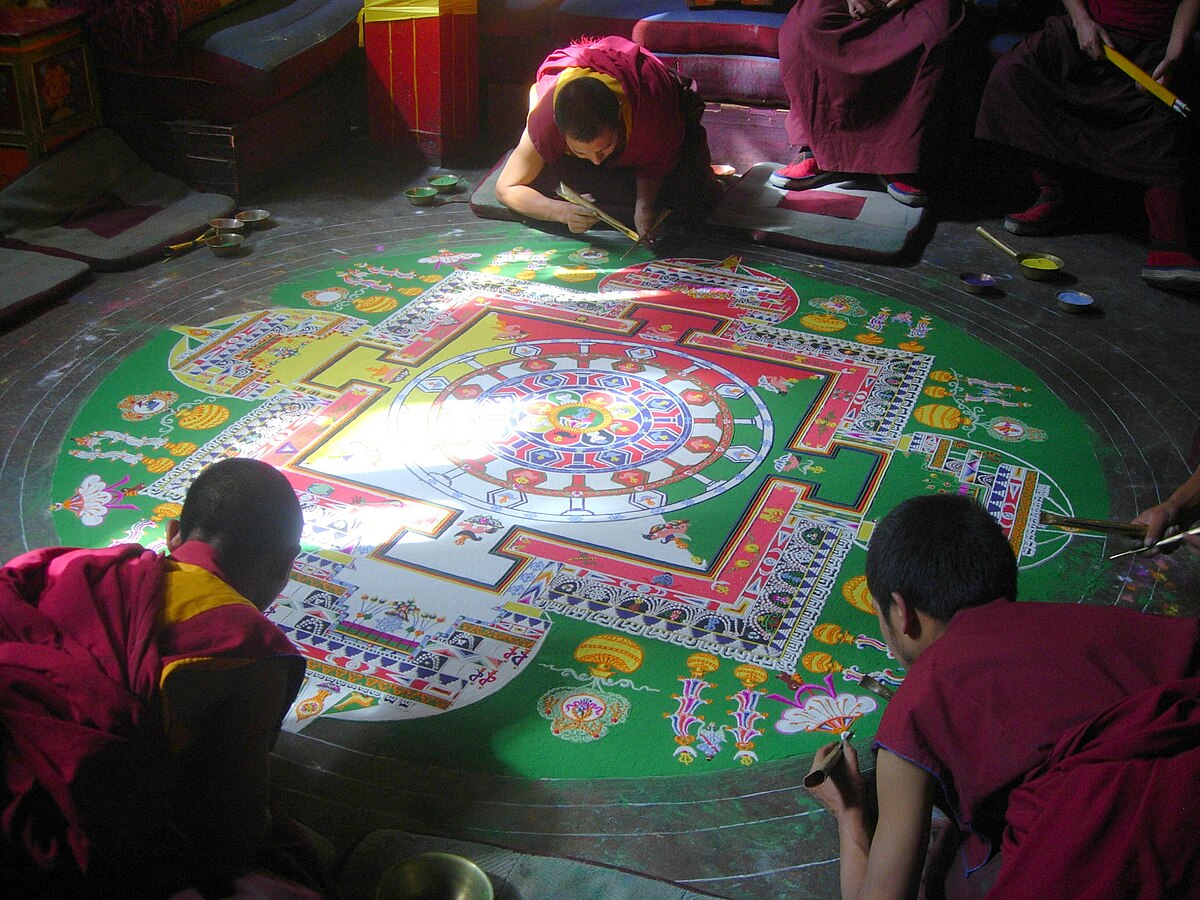 File Paint A Picture Of Thangka Jpg Wikimedia Commons