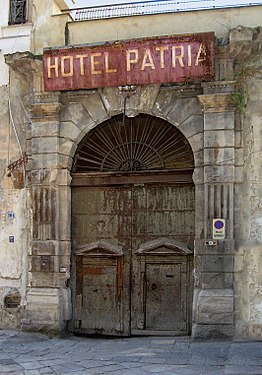 A closed hotel in Palermo - Italy