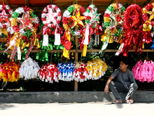 Parols are an iconic display in the Philippines during its long Christmas season. Parols For Sale.png