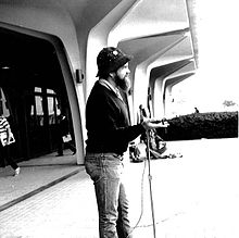 Phillip Abbott Luce speaks in front of the California State University, Fullerton (CSUF) library on March 22, 1974. Phillip-abbot-luce.jpg