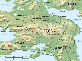 <span class="mw-page-title-main">Battle of Phyle</span> Military campaign in 404/403 BC