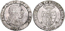 1805 Sicilian piastra coin Piastra 1805.jpg