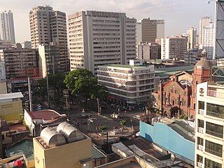 <span class="mw-page-title-main">Plaza San Lorenzo Ruiz</span> Public square in Binondo, Manila