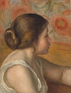 Pierre-Auguste Renoir - Tête d'une jeune fille